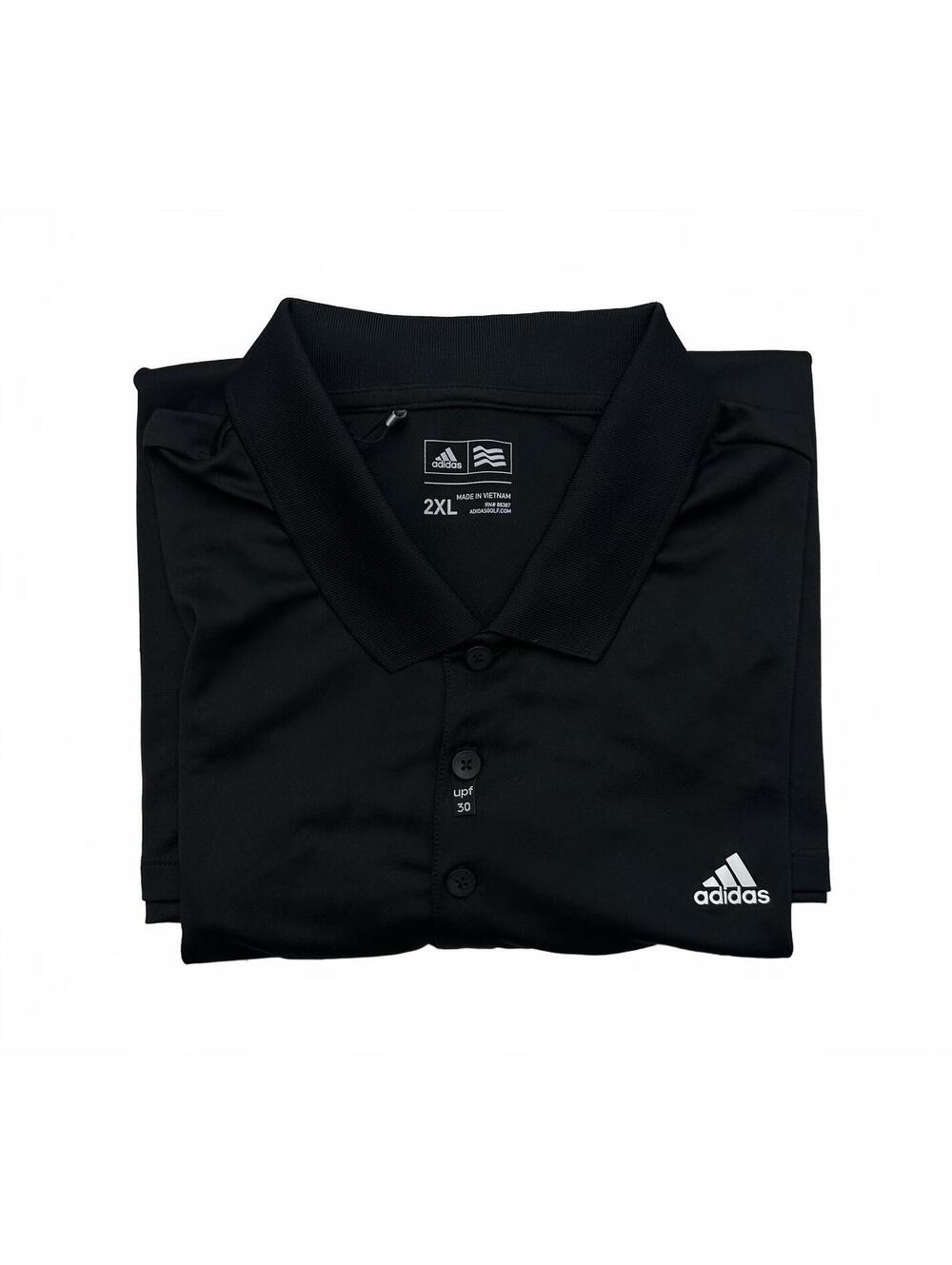 Adidas Adiperform Golf Polo Men’s 2XL Black Performance Shirt AE4774 NWT - Picture 7 of 7